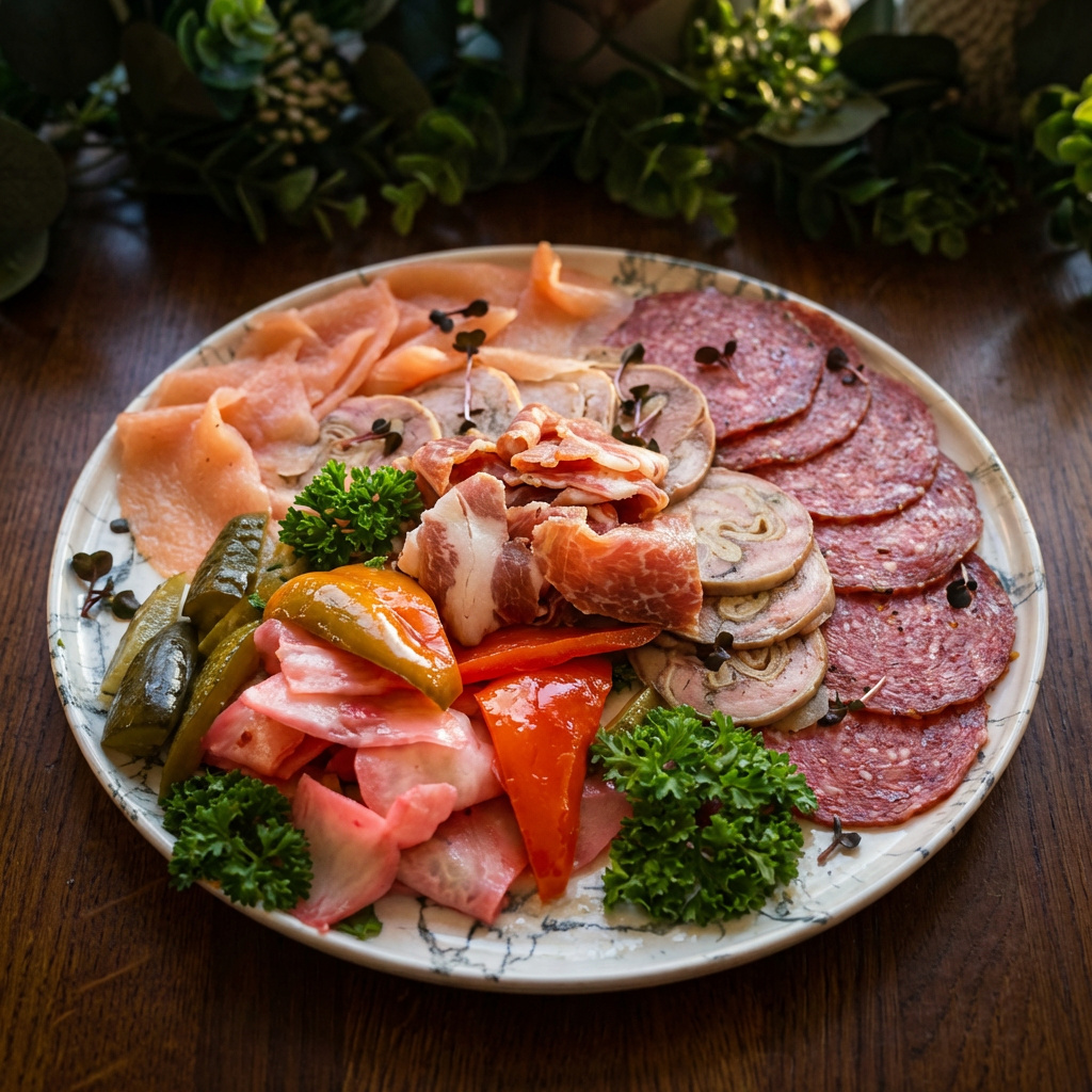 Мясная тарелка